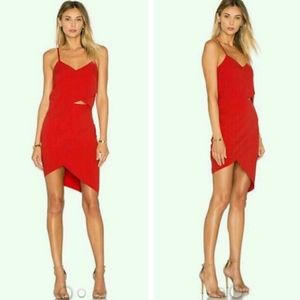 Revolve Elliatt Red Shot Tulip Dress NWT Sz S